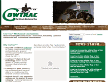 Tablet Screenshot of cowtrac.com